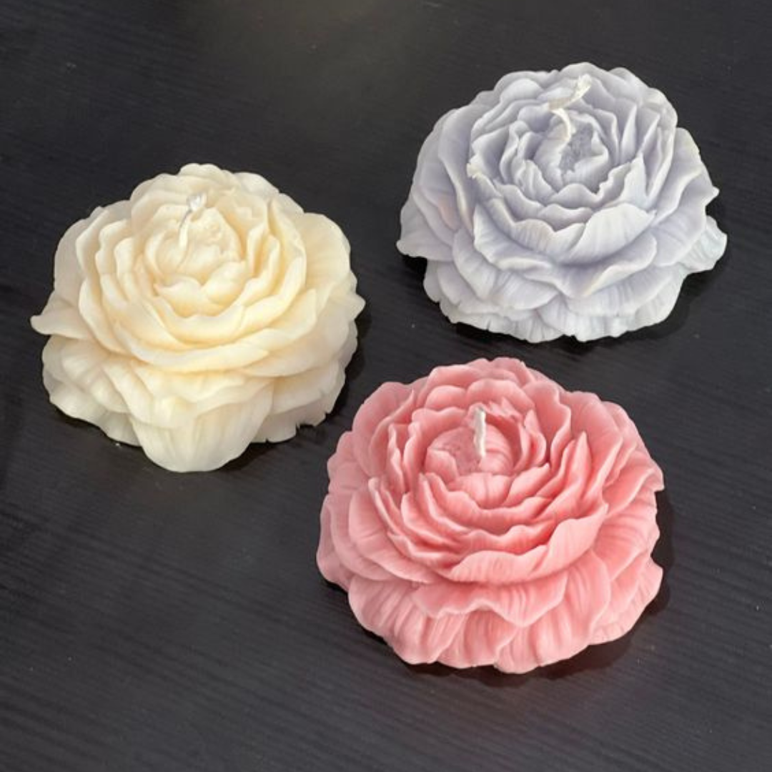 Peony Candle - Set of 2