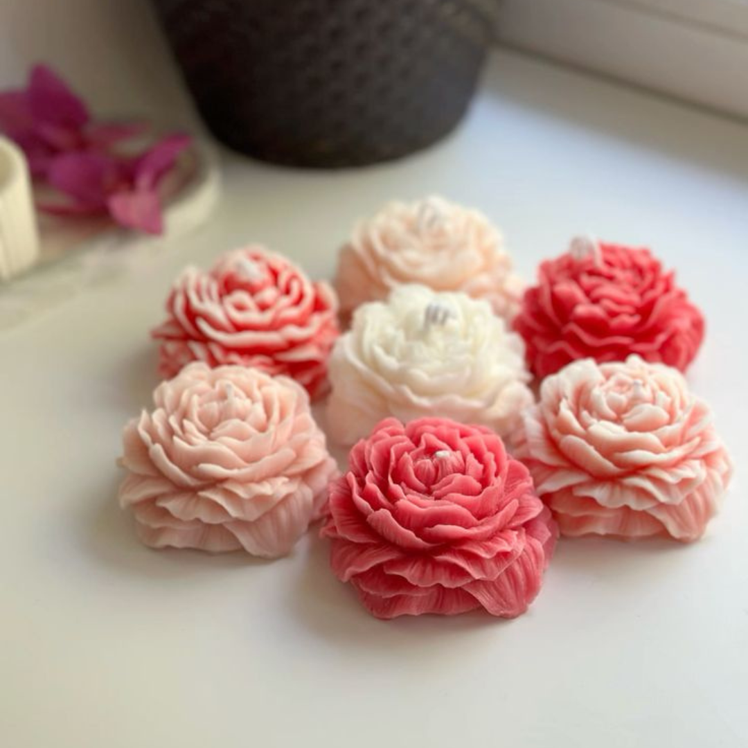Peony Candle - Set of 2