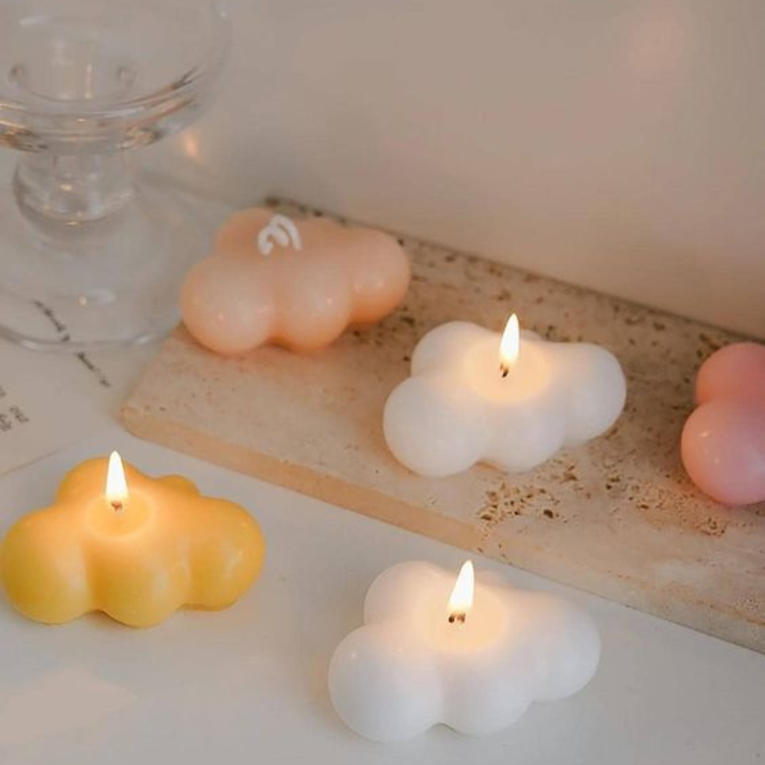 Mini Pillar Candles - Set of 5
