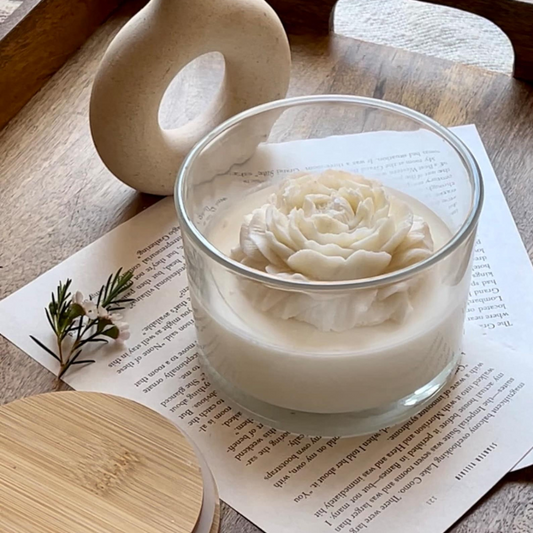 Floral Jar Candle