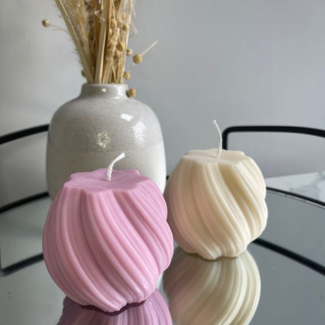 Mini Pillar Candles - Set of 5