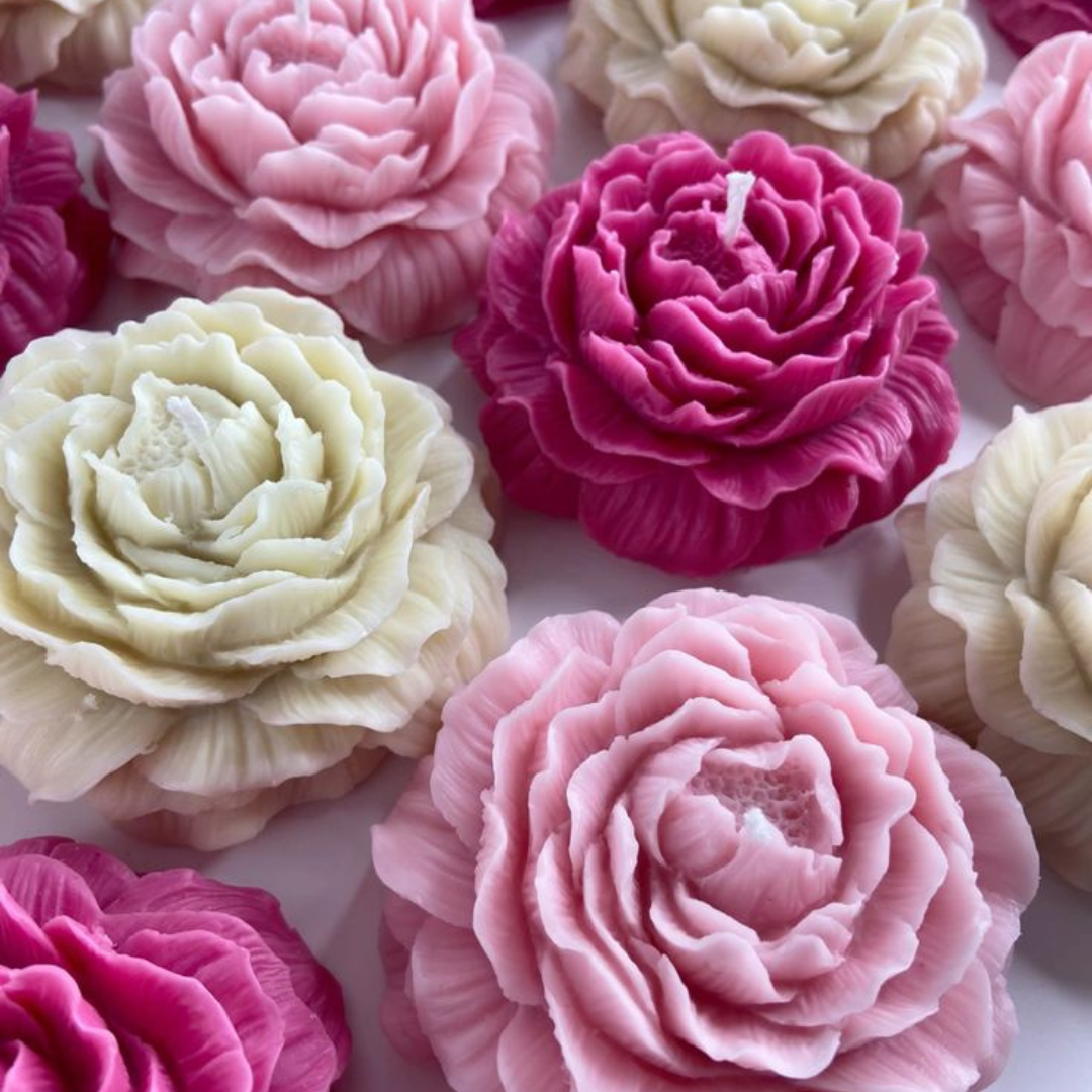 Peony Candle - Set of 2